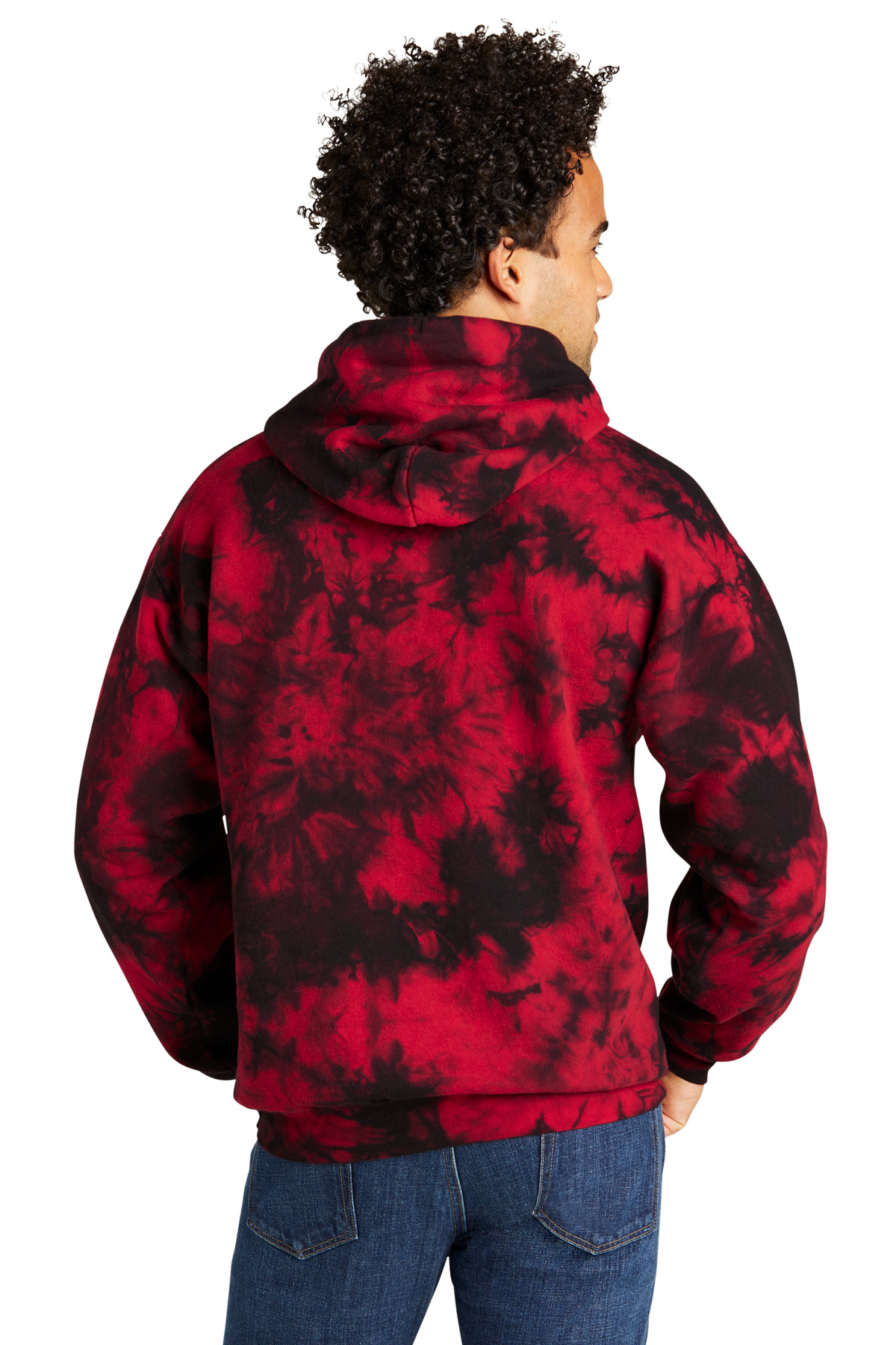 port & company crystal tie dye pullover hoodie