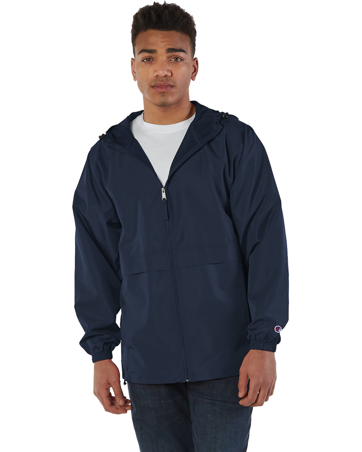 Champion navy hotsell blue jacket