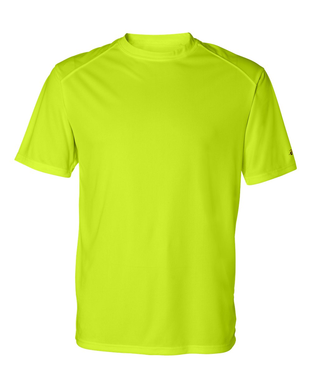 Badger Sport Adult Unisex Short Sleeve Camo Tee Shirt - Lime Green
