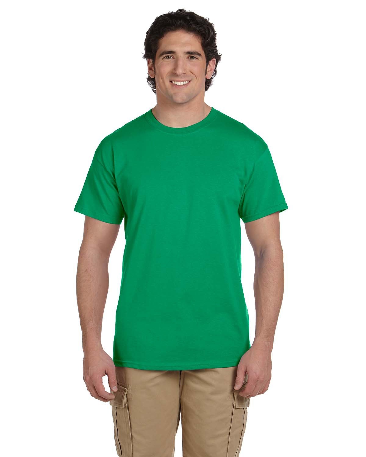 Hanes® - EcoSmart® 50/50 Cotton/Poly T-Shirt. 5170 [Kelly Green