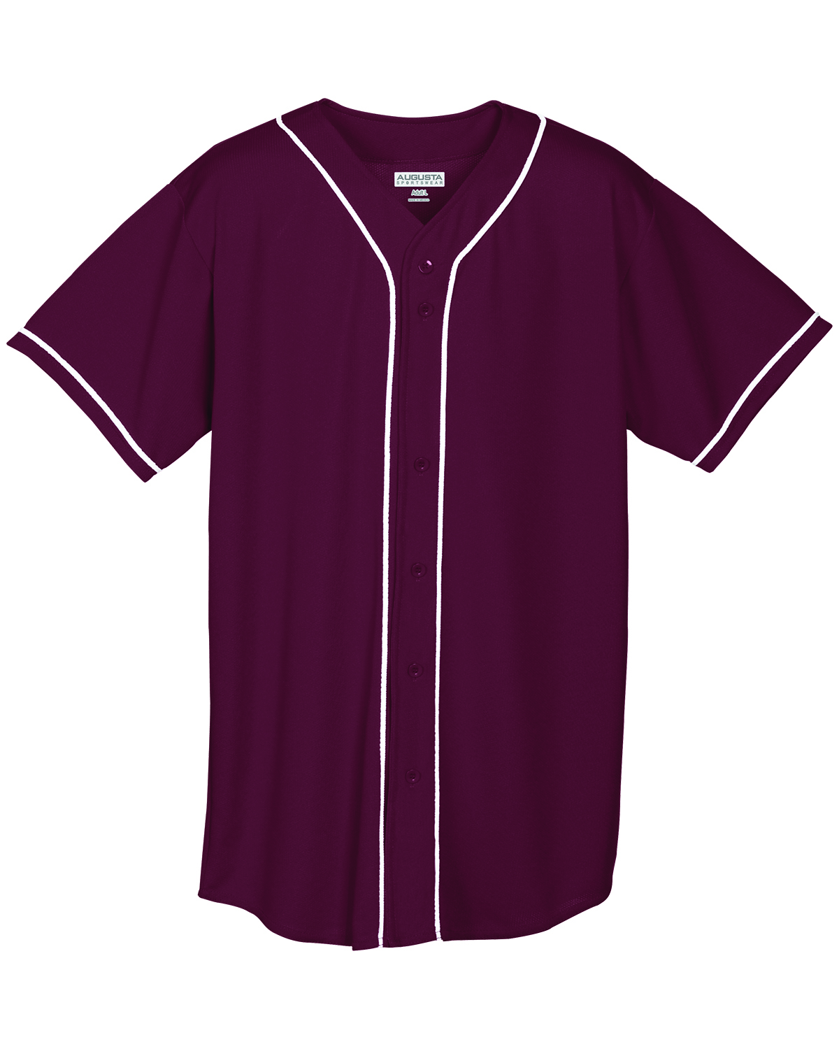 Augusta 593 Braided Full Button Baseball Jersey