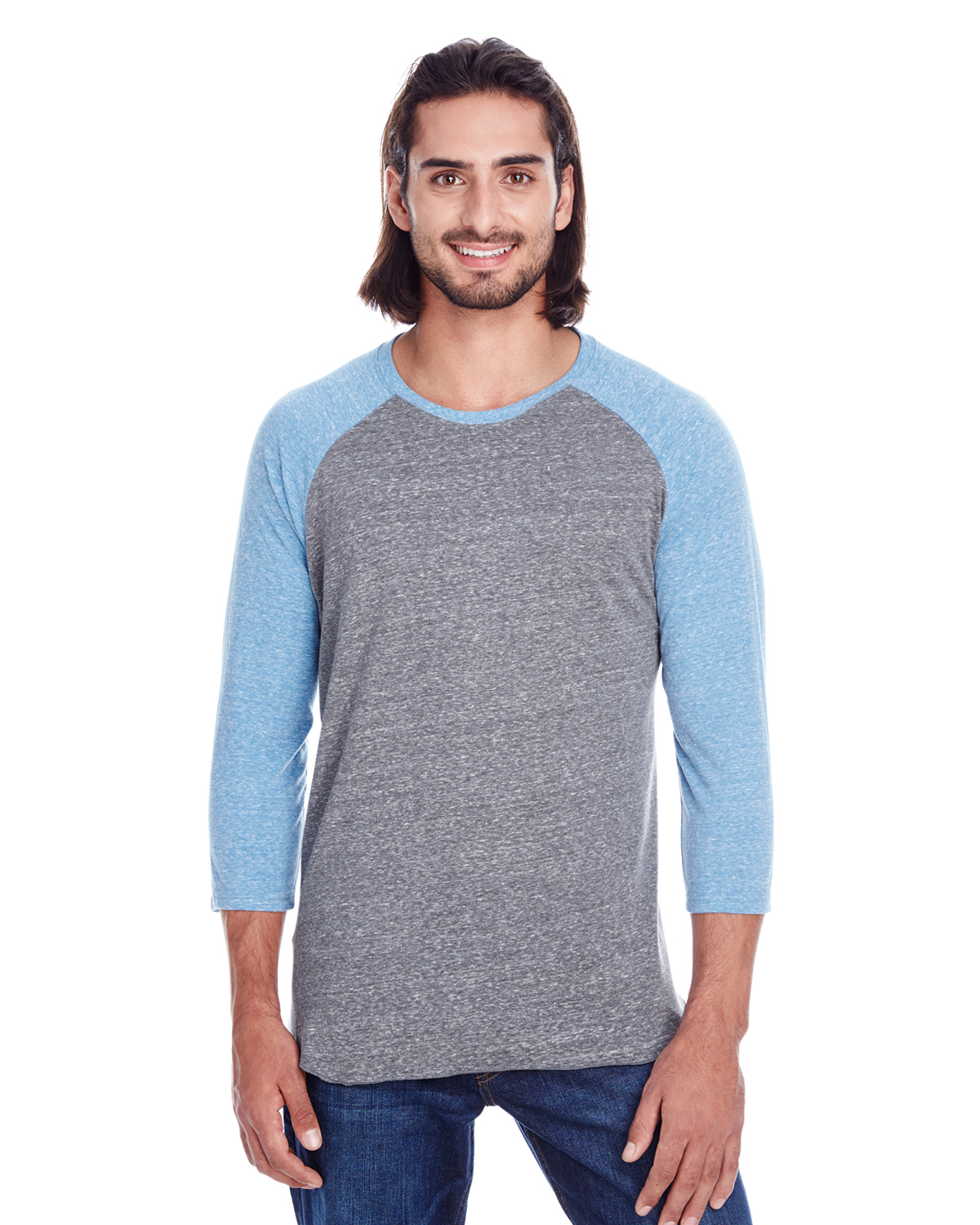 Unisex Triblend Raglan Baseball Shirt