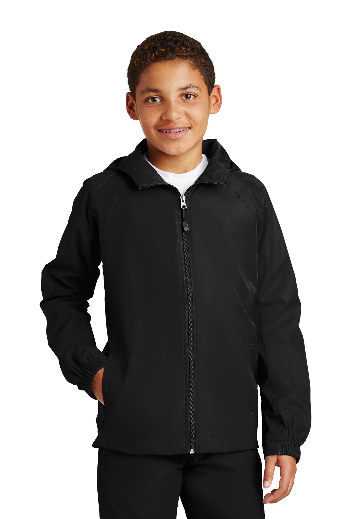 Sport-Tek® Hooded Raglan Jacket