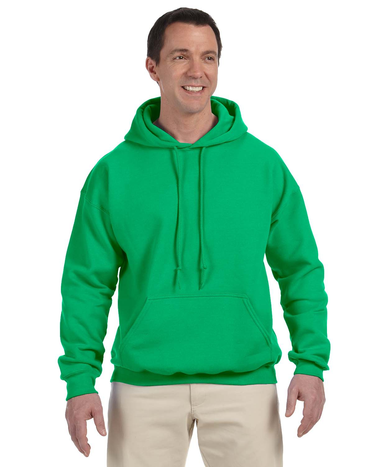 Mens sweatshirt plain pullover S to 2XL Gildan DryBlend Adult Hooded sweatshirt 