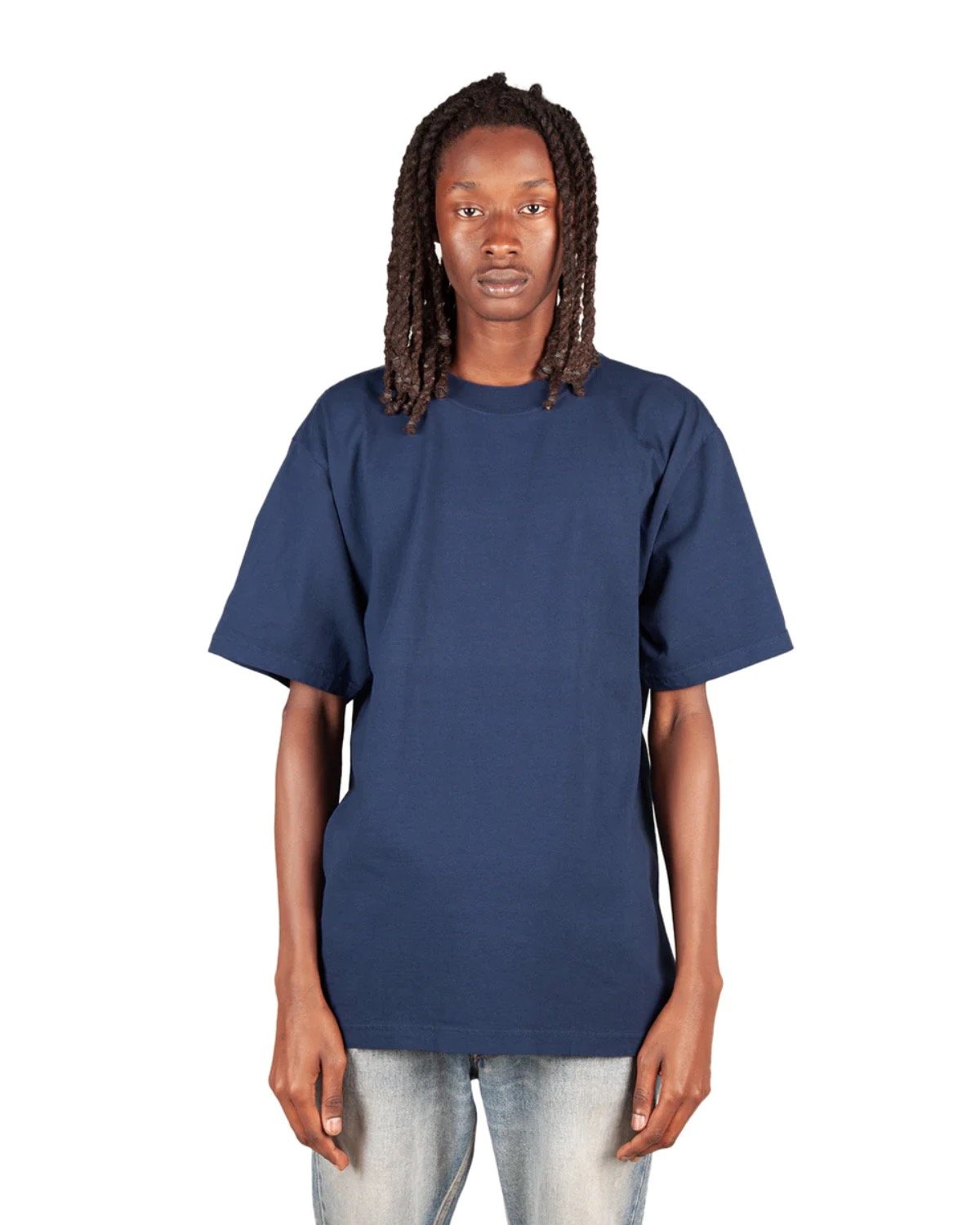 Shaka Wear SHGD Garment-Dyed Crewneck T-Shirt–Midnight Navy (3XL)