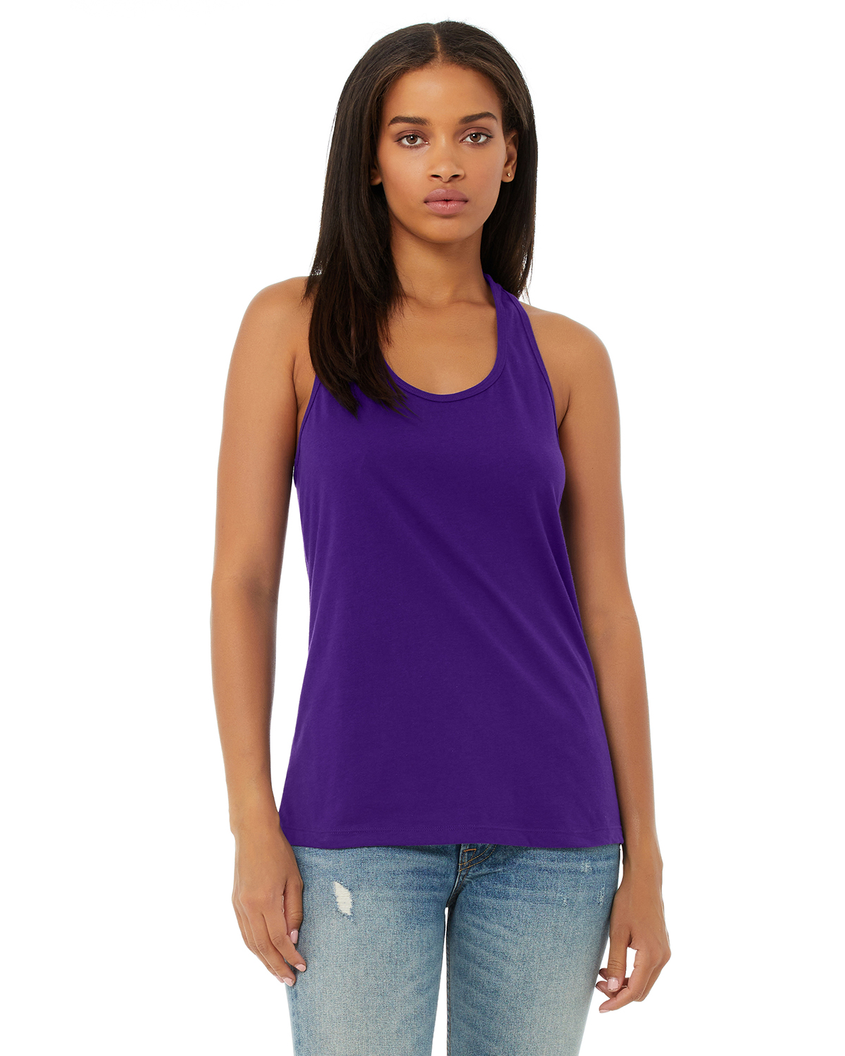 Bella + Canvas B6008 | Women's Jersey Racerback Tank | ShirtSpace