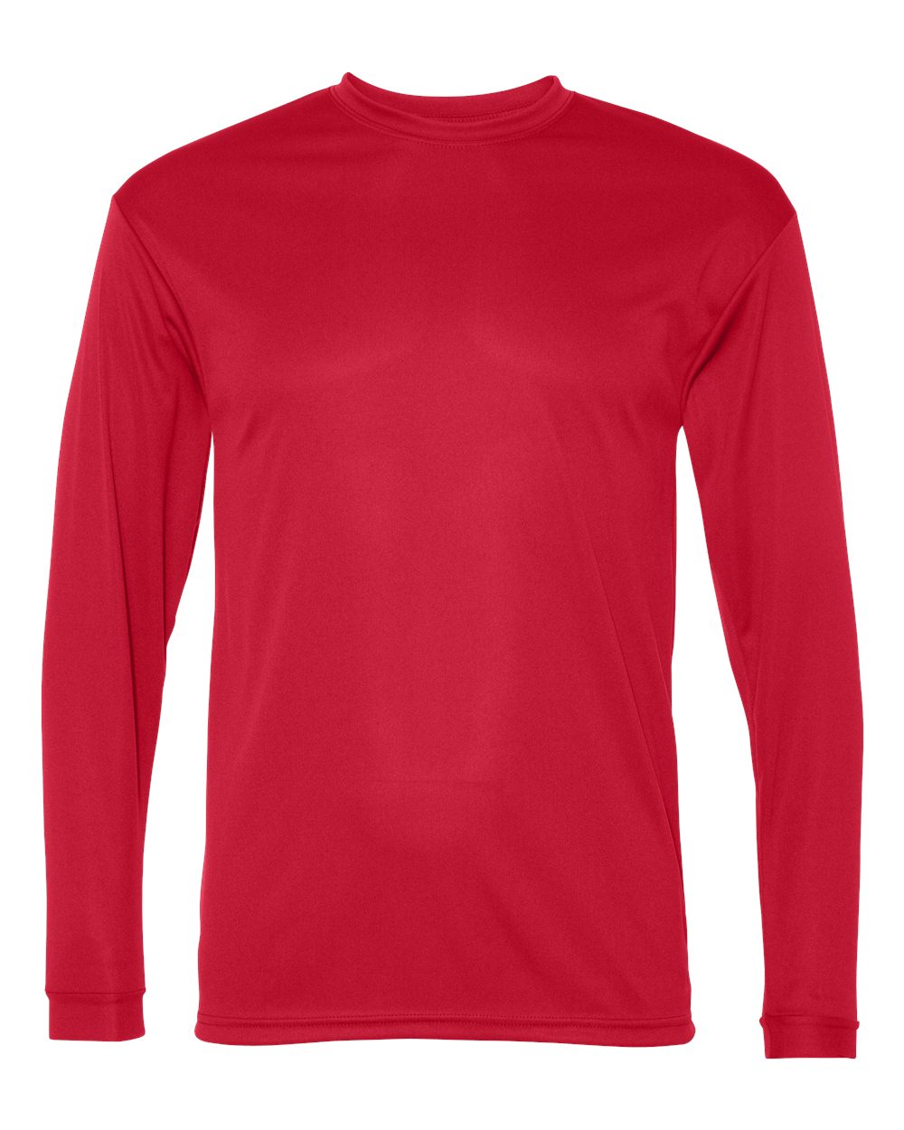 C2 Sport 5104 Adult Performance Long-Sleeve Tee - Red - 3XL