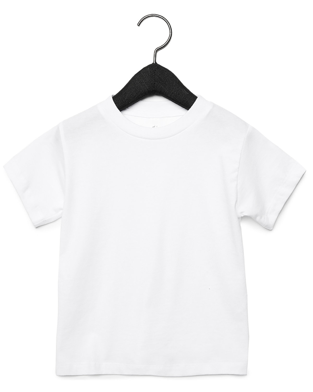 Bella + Canvas 3001T Toddler Jersey Short-Sleeve T-Shirt–White (4T)