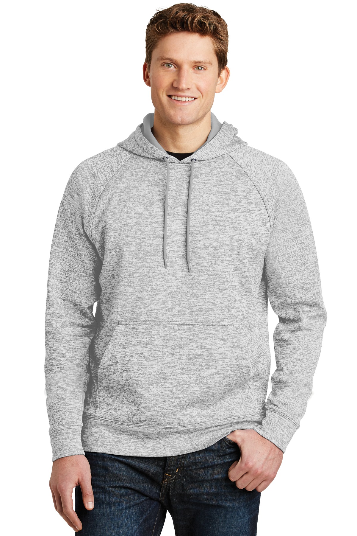Sport-Tek Posicharge Electric Heather Fleece Hooded Pullover