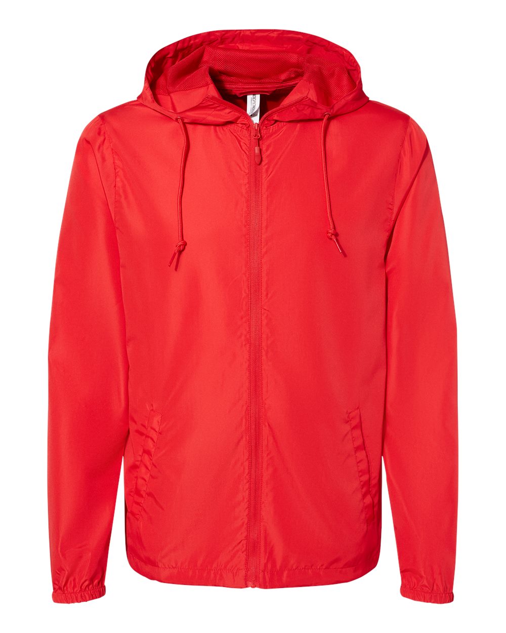 Independent Trading Co. EXP54LWZ Unisex Lightweight Windbreaker Full-Zip  Jacket–Red (2XL)