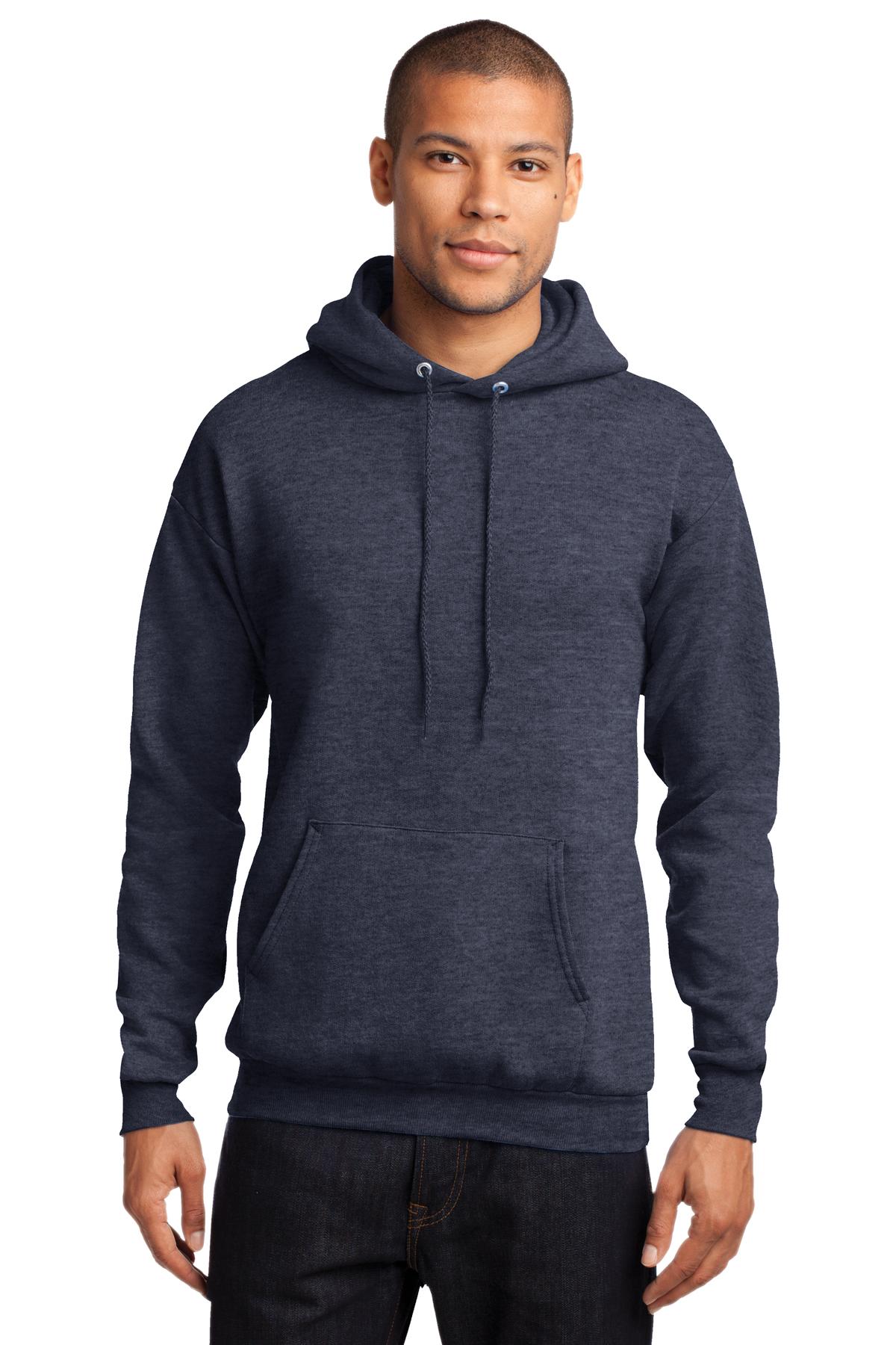 Heather on sale navy hoodie