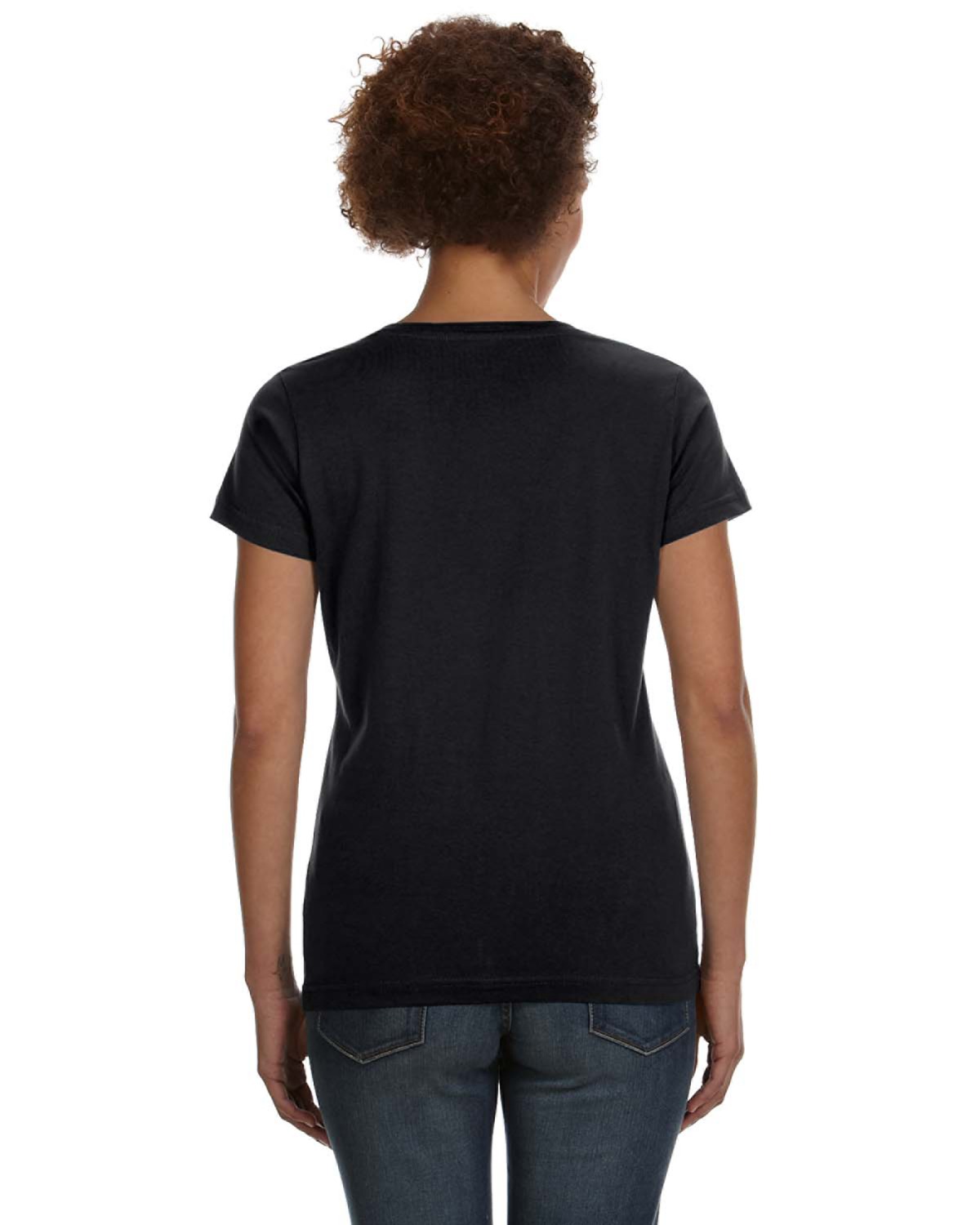 LAT 3507 | Ladies' V-Neck Fine Jersey T-Shirt | ShirtSpace