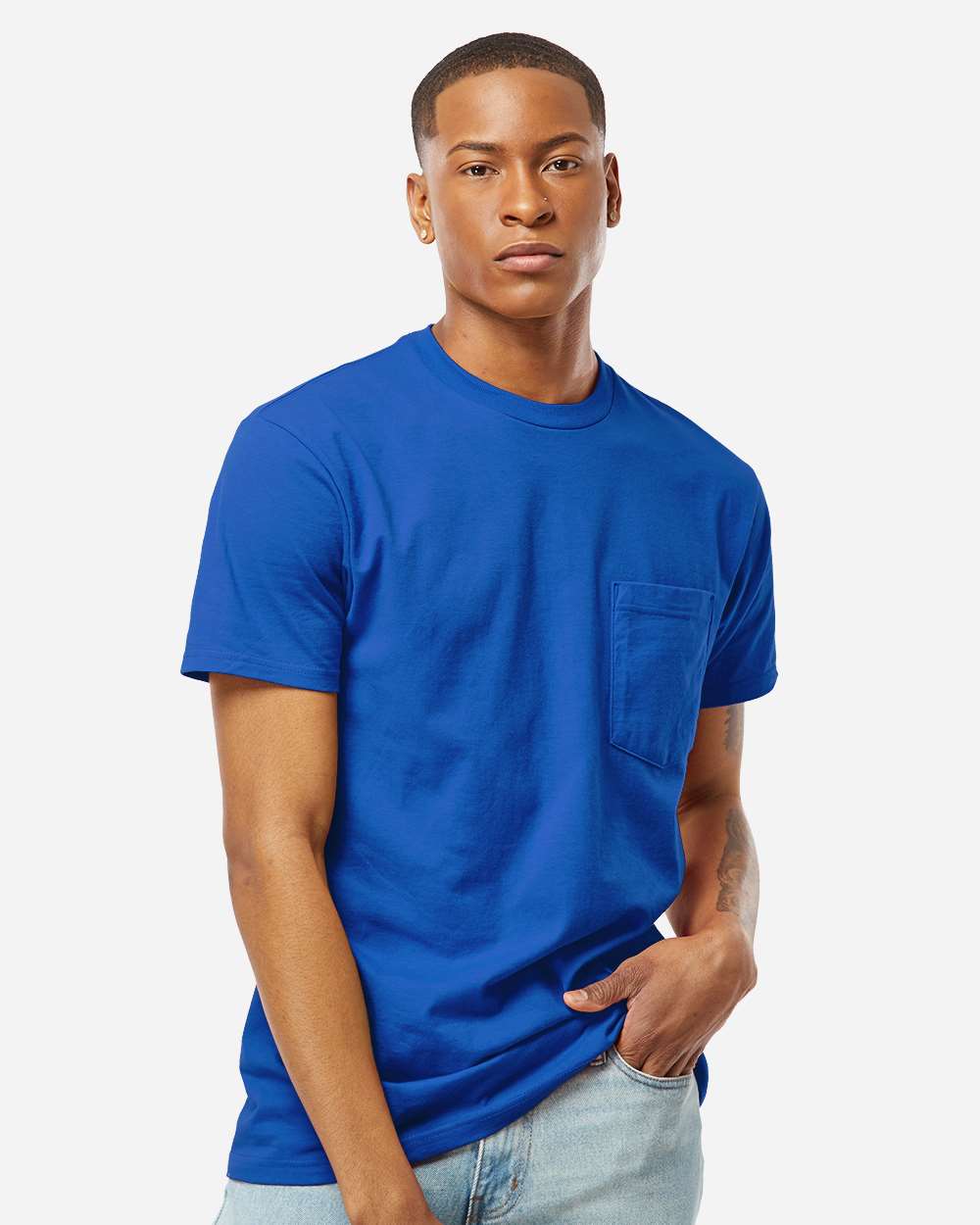 Tultex 0293TC | Heavyweight Pocket Tee | ShirtSpace