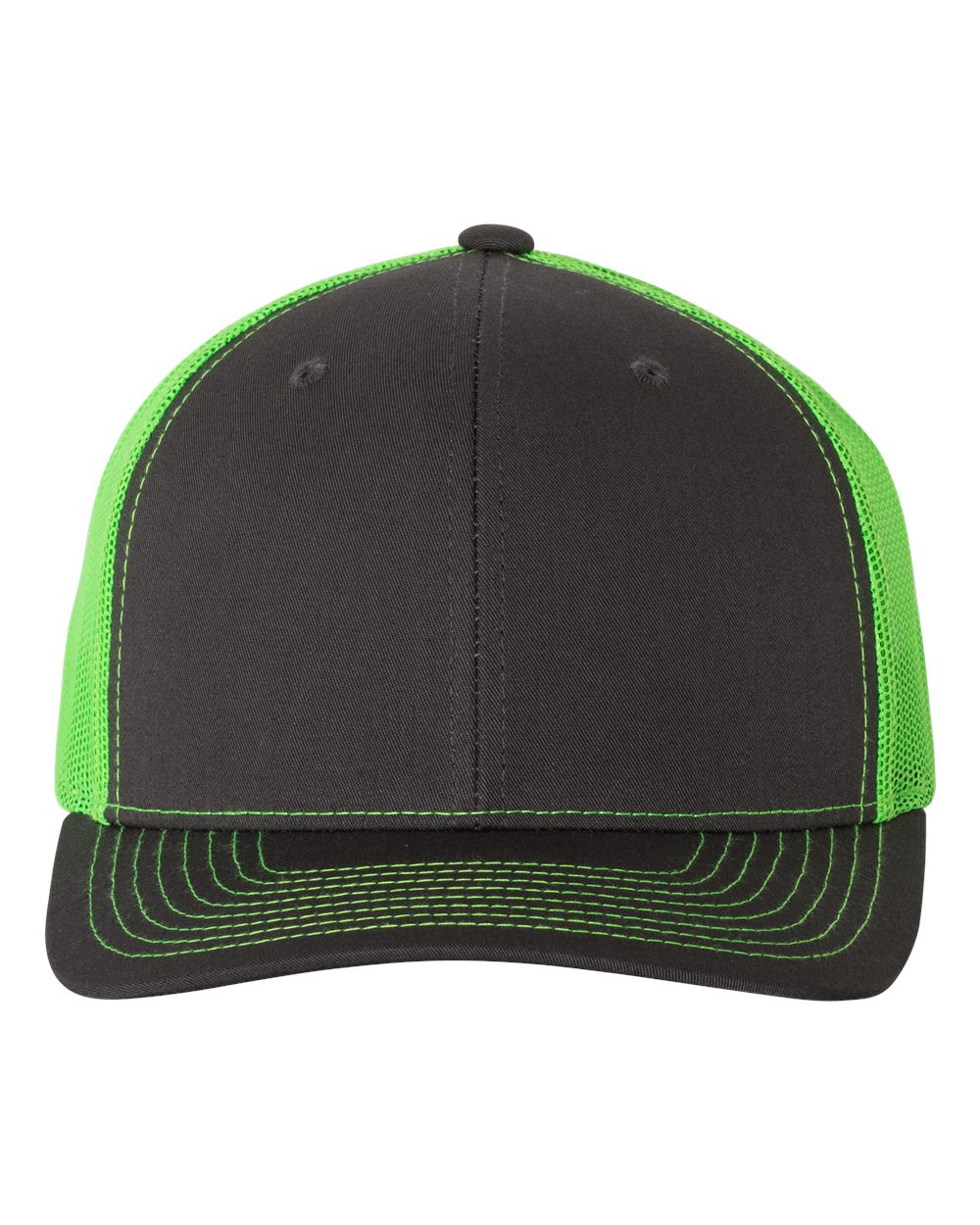 richardson 112 charcoal neon green