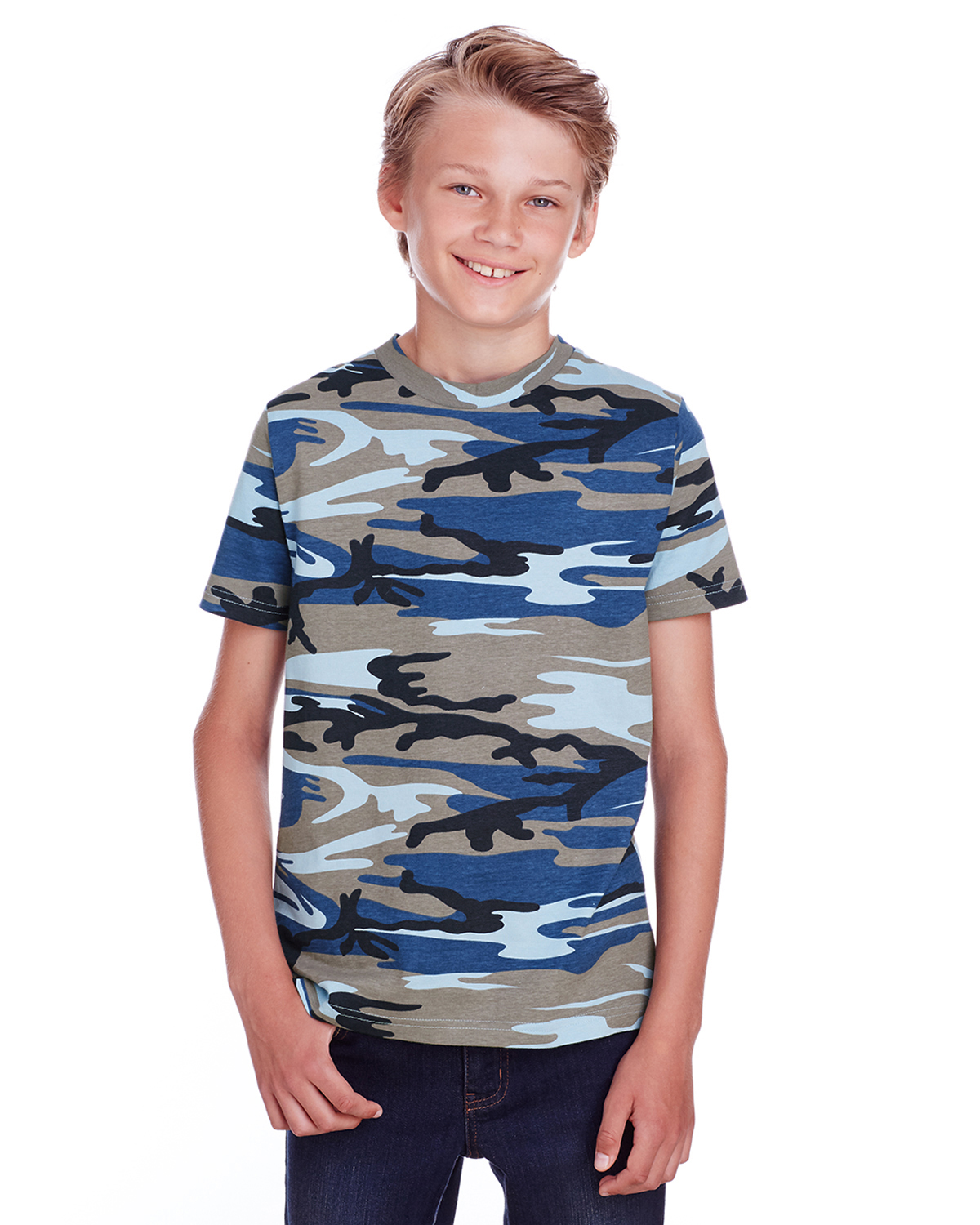 Code Five 3907 Men's Camo T-Shirt - Green Woodland - S