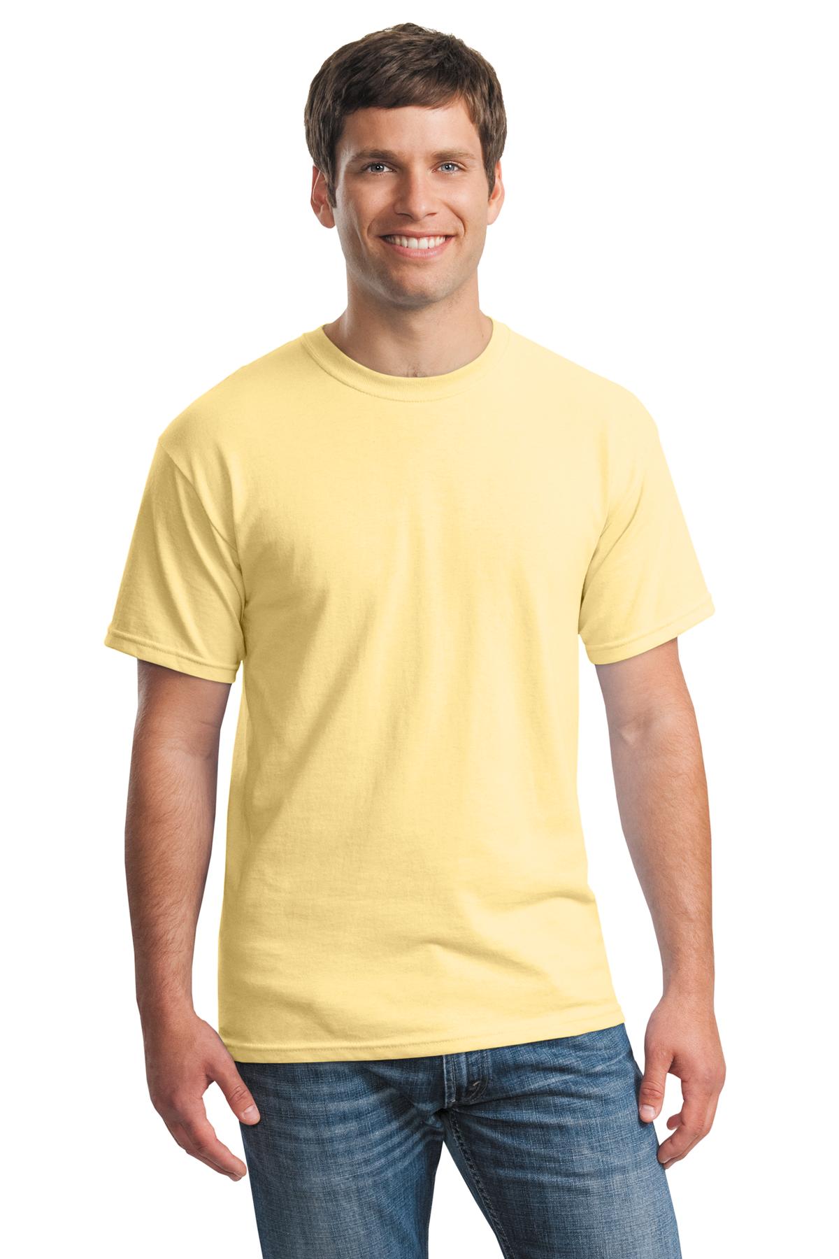 Gildan - Heavy Cotton T-Shirt - 5000 - Safety Pink - Size: XL