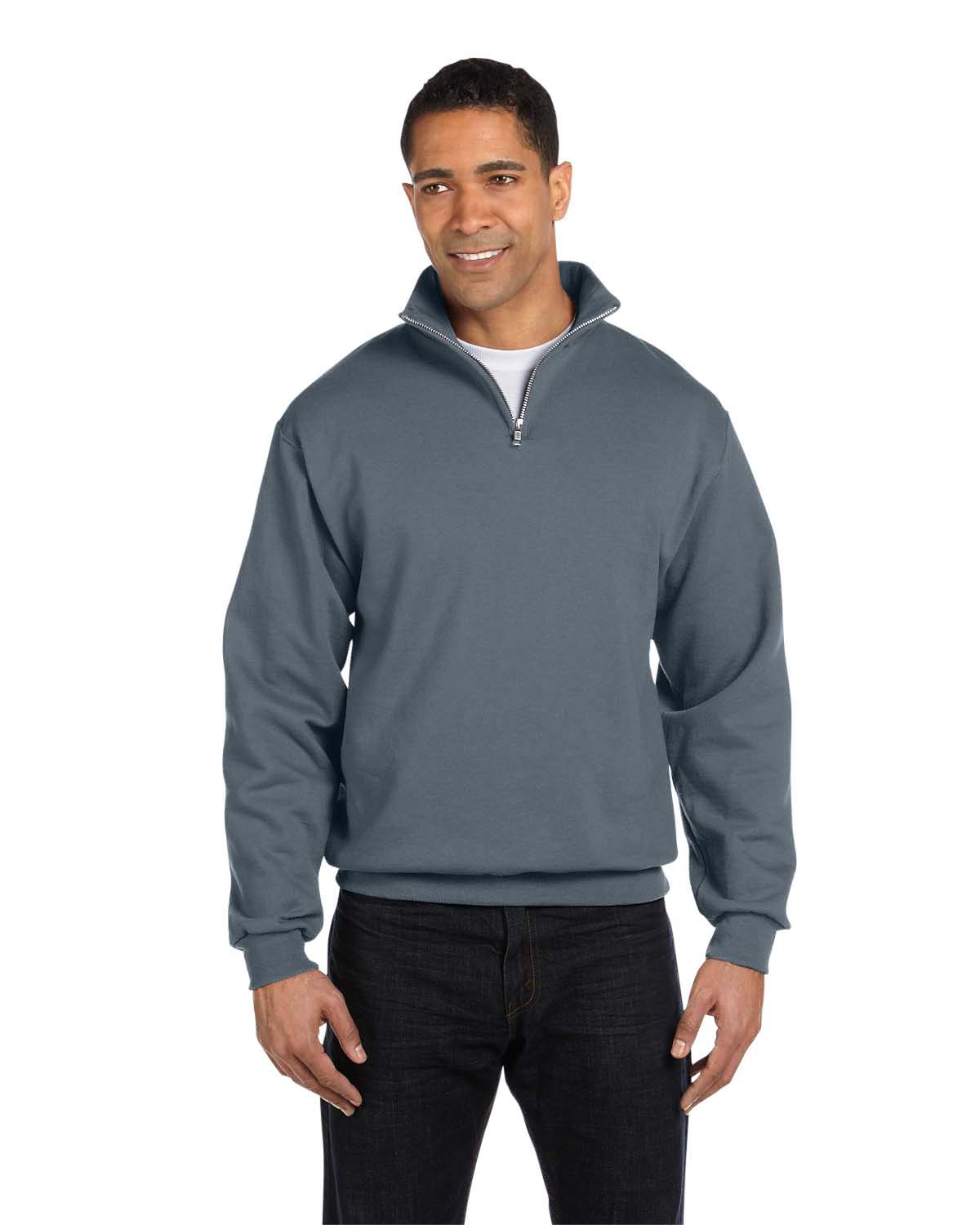 Jerzees 995M | NuBlend ® 1/4-Zip Cadet Collar Sweatshirt | ShirtSpace