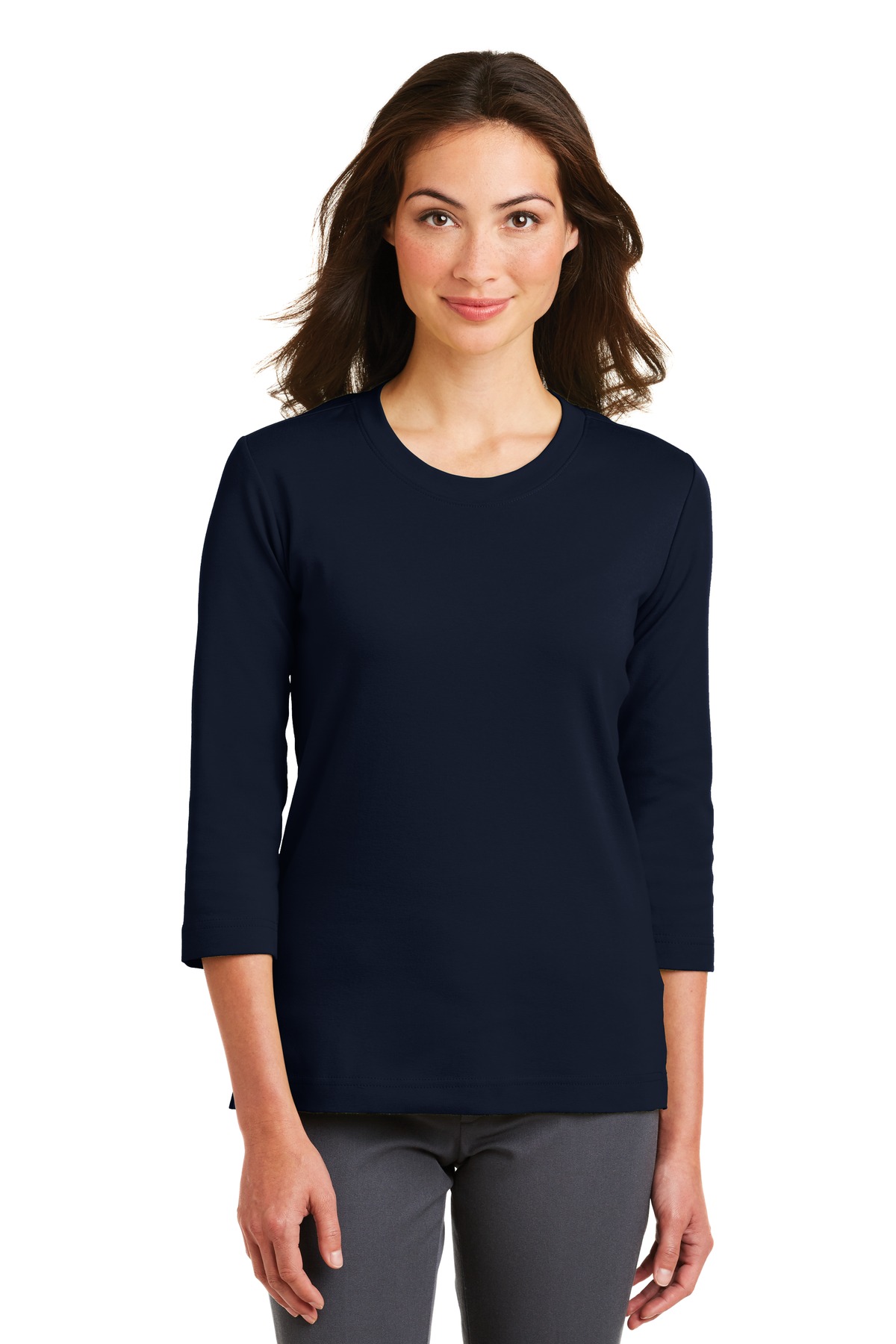 Port Authority L517  Ladies Modern Stretch Cotton 3/4-Sleeve