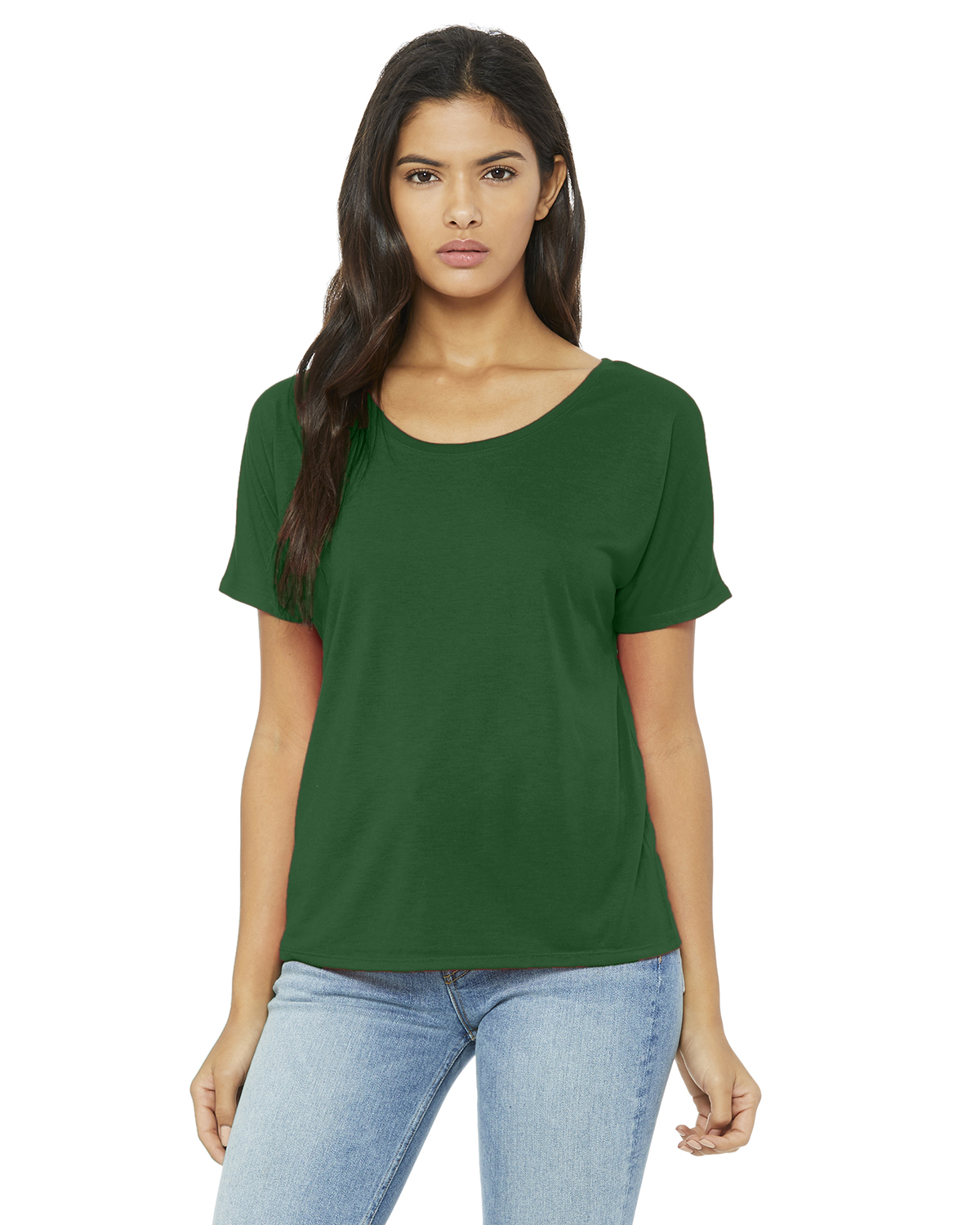 Bella + Canvas 8816 Women's Slouchy T-Shirt - Kelly - 2XL