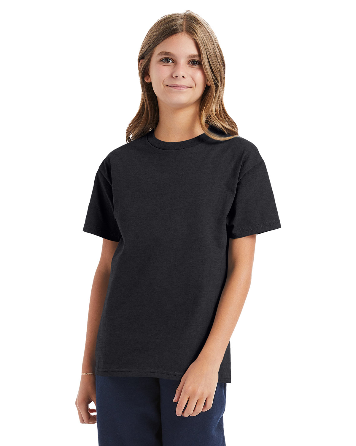 Kids Shirt by Hanes Size 10-12, Gray in Color Rn 15763