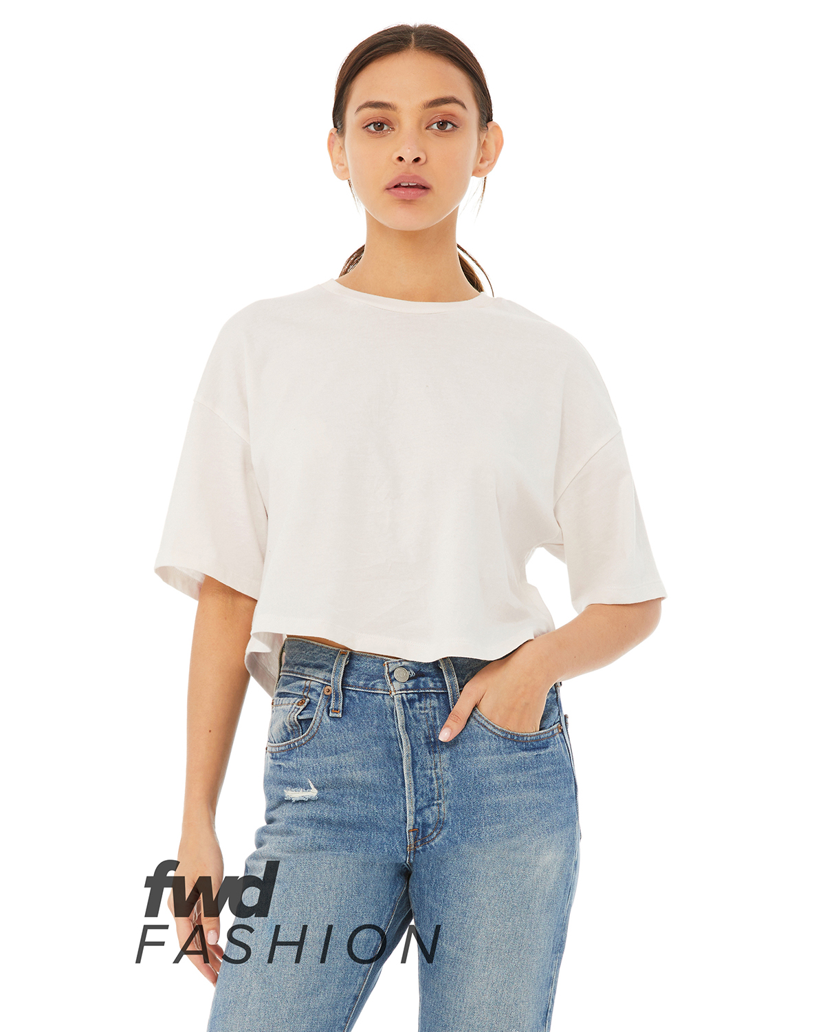 Women's Crop Jersey - White – TXAG Store