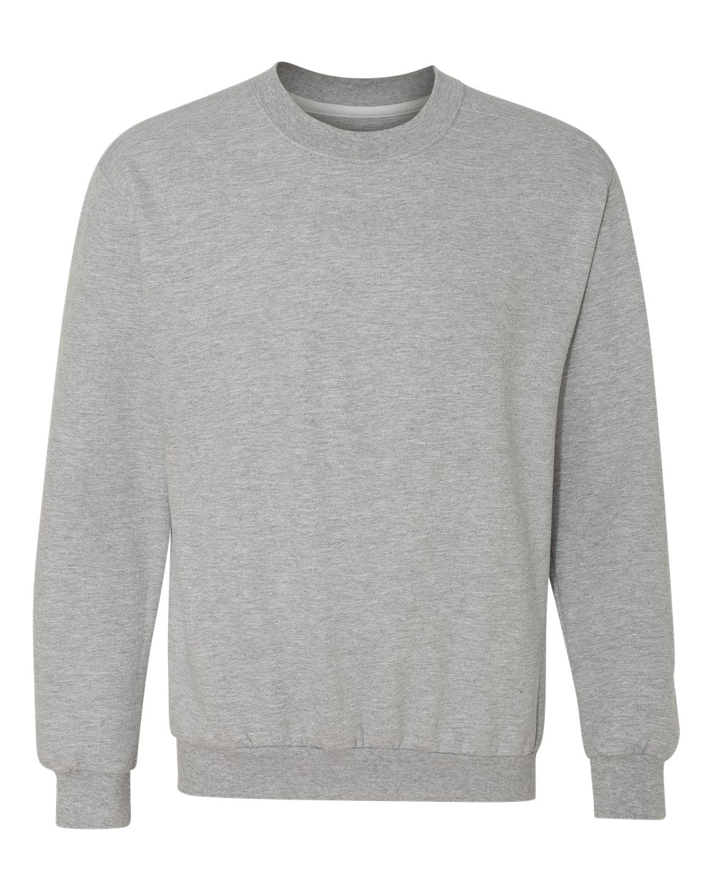 Anvil 71000 Crewneck Sweatshirt–Heather Gray (M)