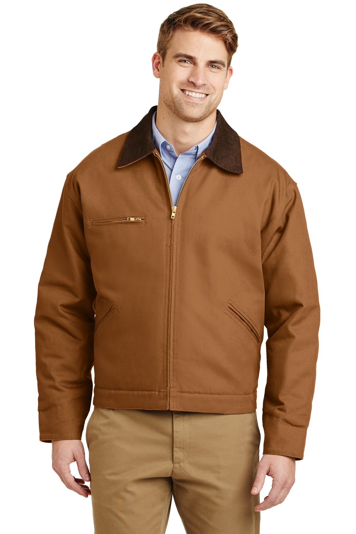 CornerStone J763 Duck Cloth Work Jacket - Duck Brown - 3XL