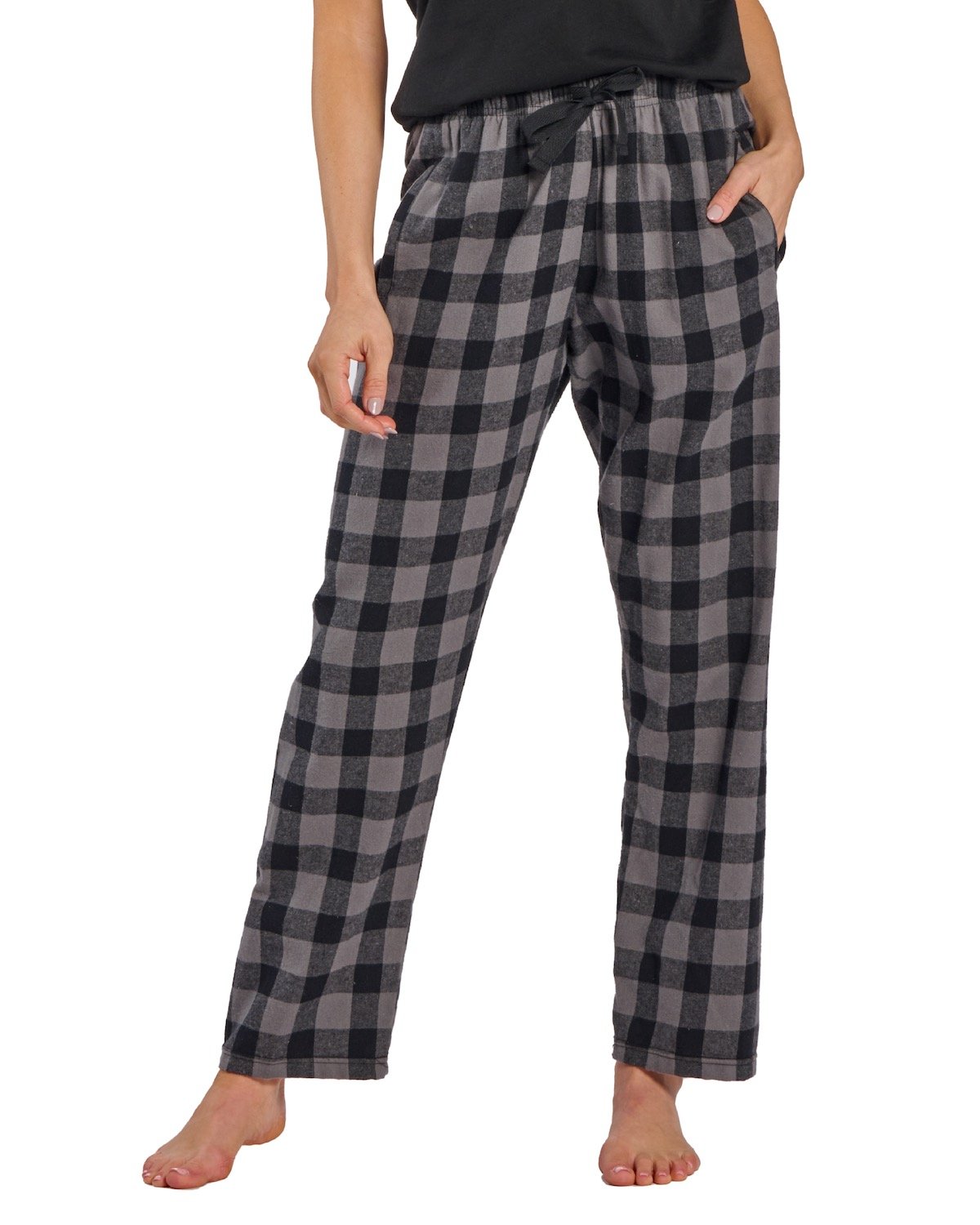 Women's flannel pants online with pockets