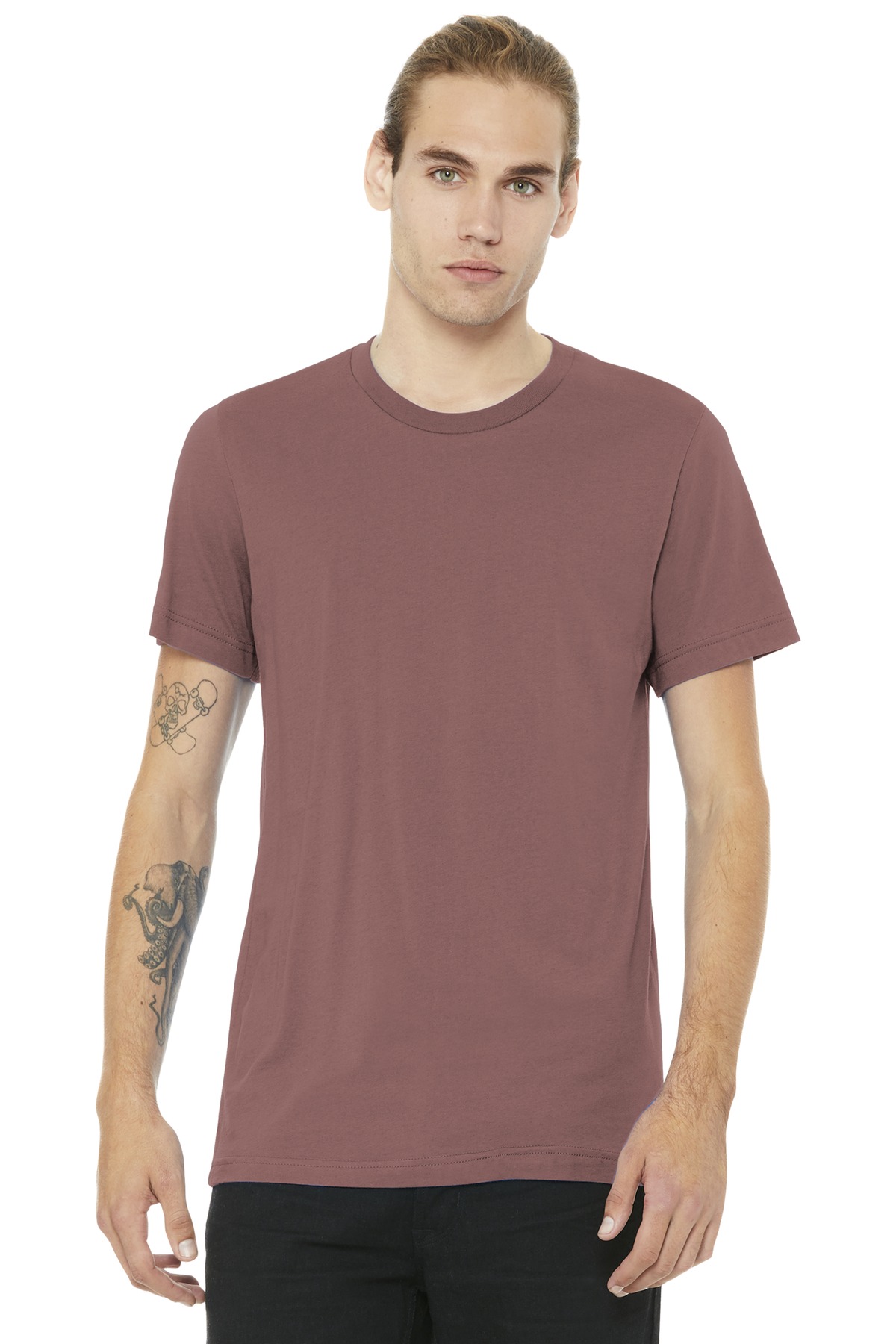 Bella + Canvas - Unisex Jersey Short-Sleeve T-Shirt-PINK-S