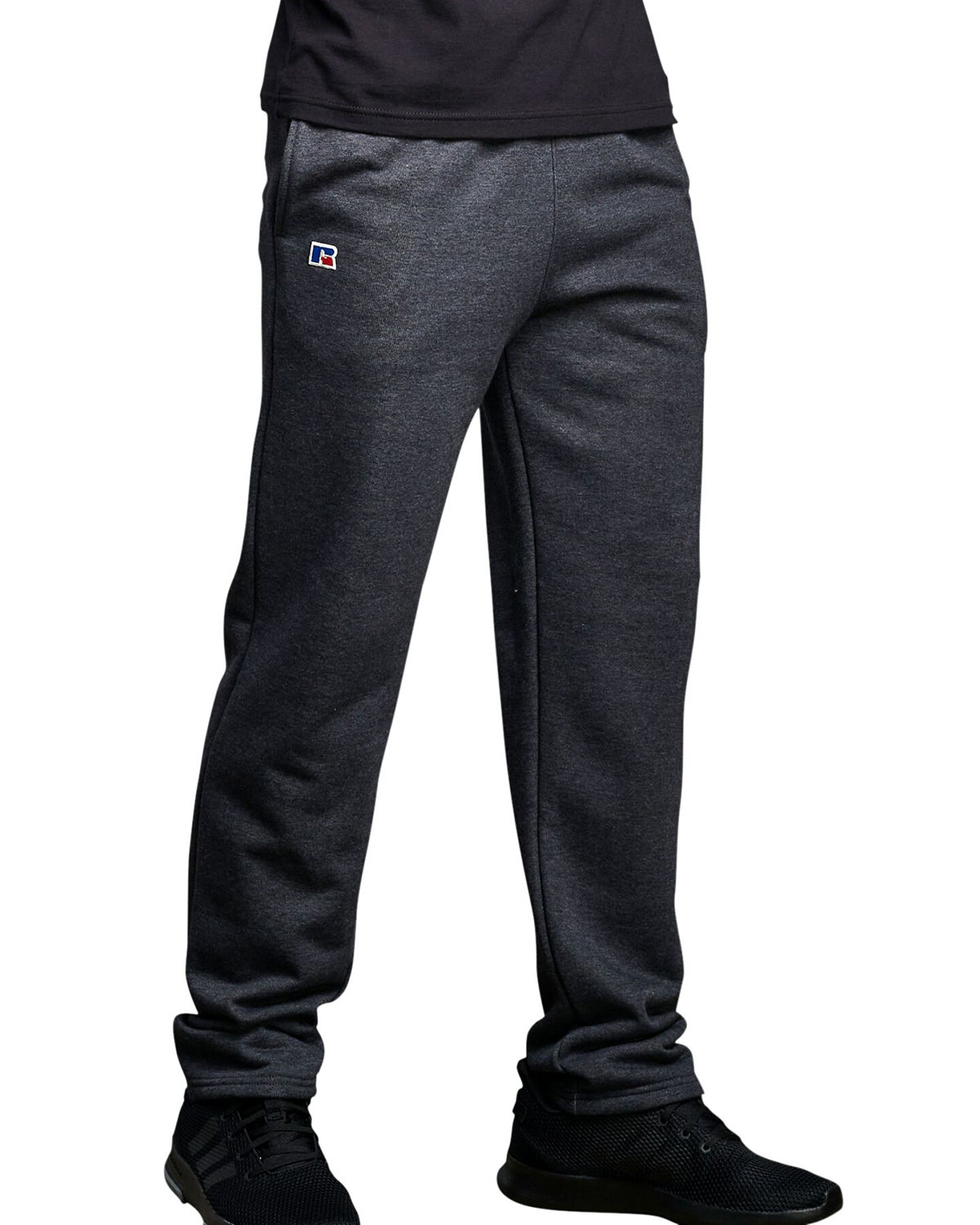 Russell Athletic 82ANSM Cotton Rich Open Bottom Sweatpants