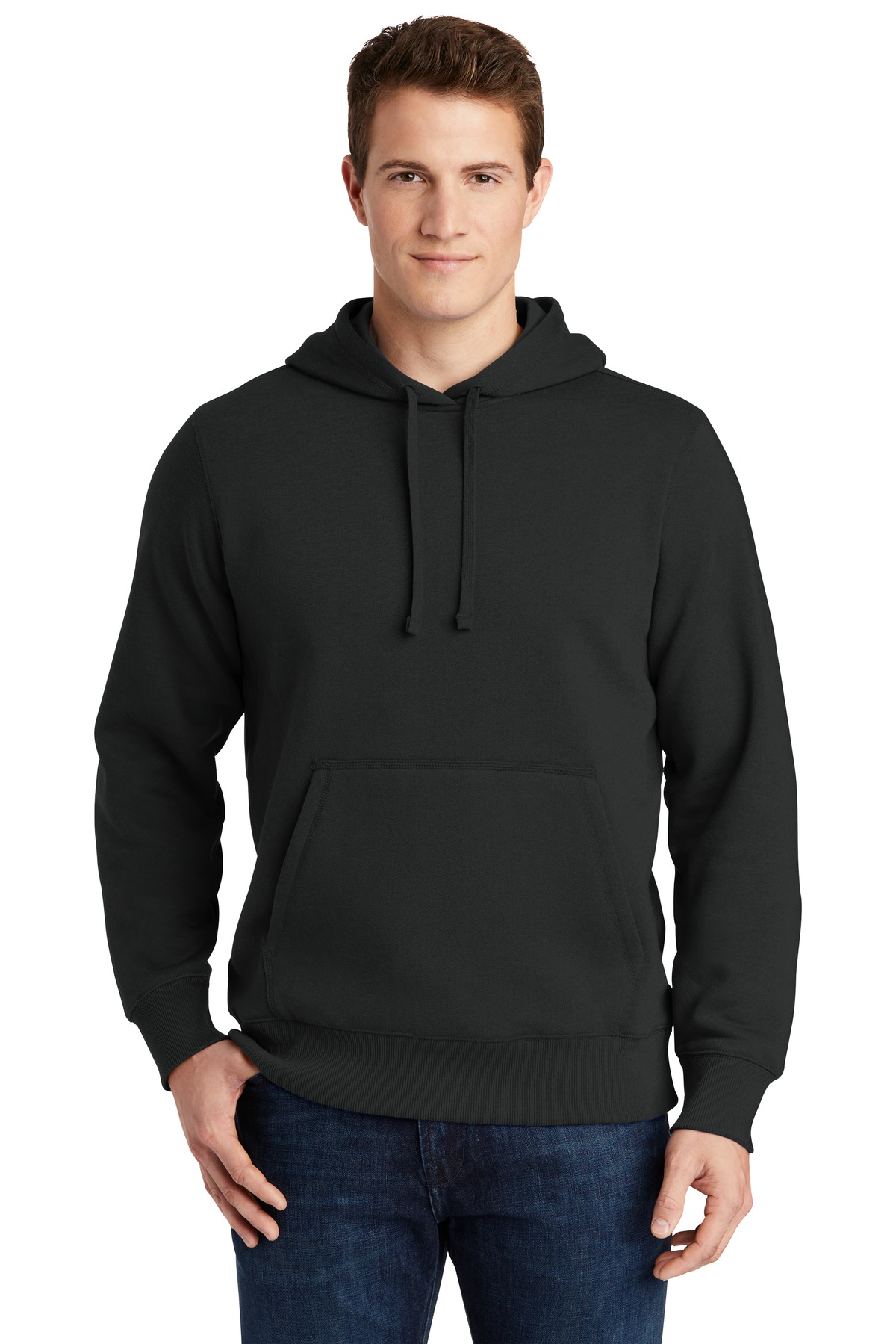 Sport Tek ST254 Pullover Hooded Sweatshirt Black 3XL