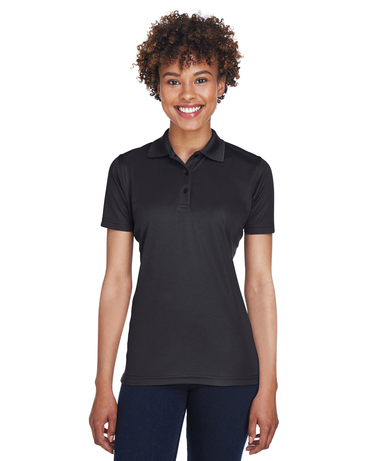レディースウェア SLASH LOGO SUMMER DRY POLO - BLACK - Women's Pulse 1/4 Zip Polo - Stormtech USA Retail