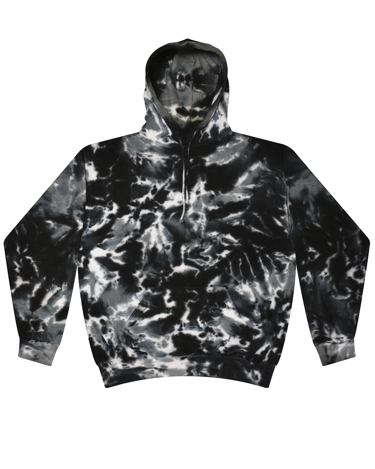 Tie-Dye Pullover Hooded Sweatshirt