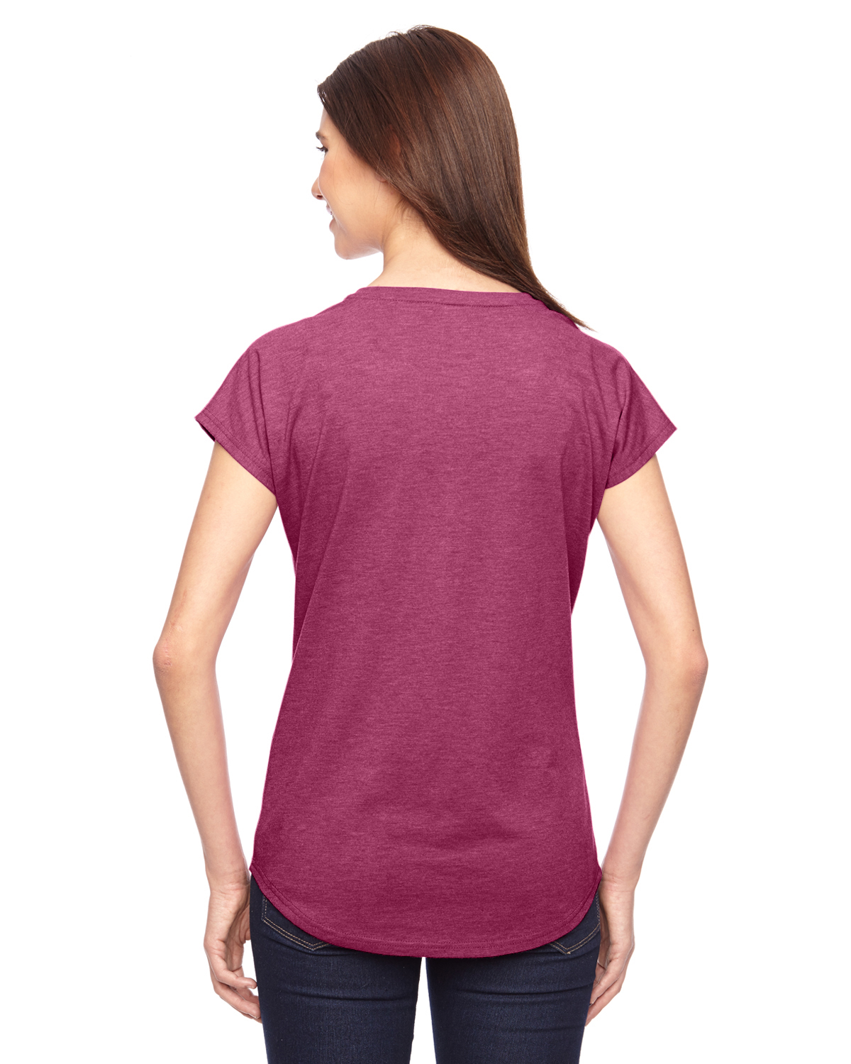 Anvil 6750VL | Ladies Tri-Blend V-Neck Tee | ShirtSpace