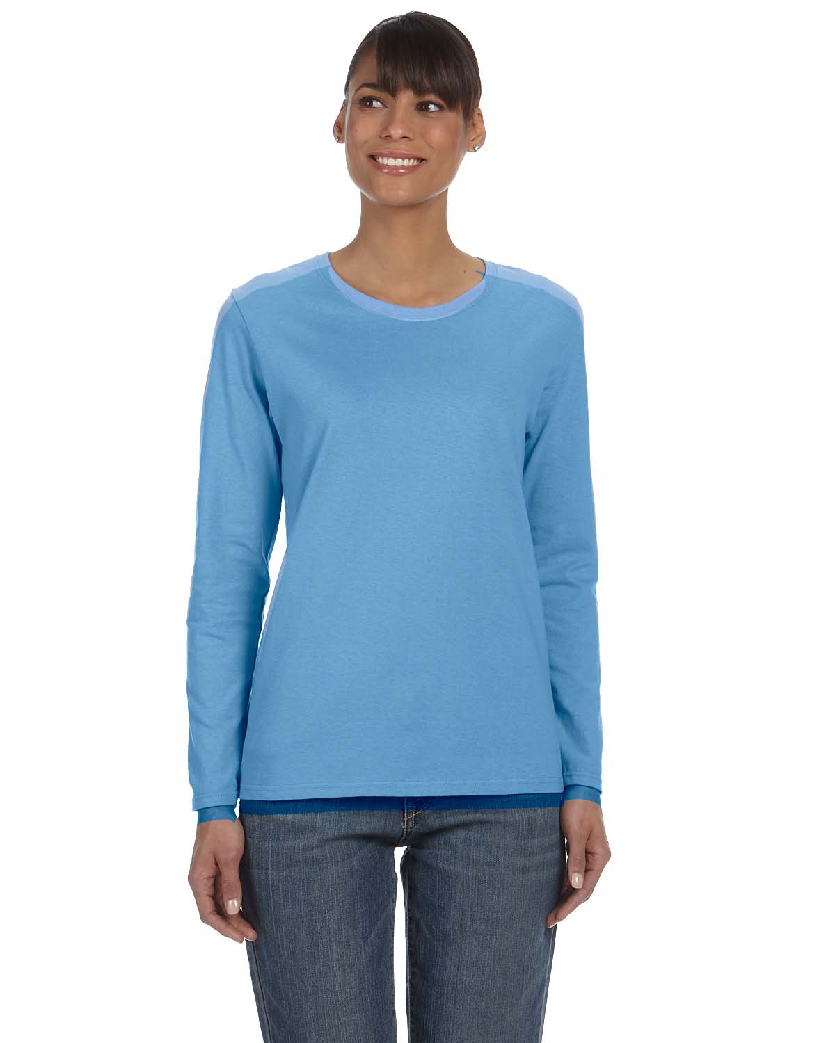 sizes s to xxl Womens tops Gildan Softstyle Ladies' Long Sleeve T–Shirt 