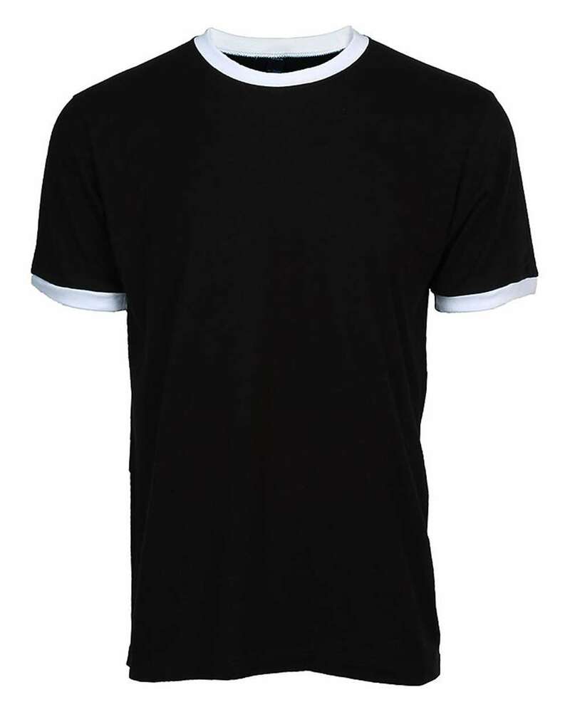 tultex 246 unisex jersey ringer tee Front Fullsize