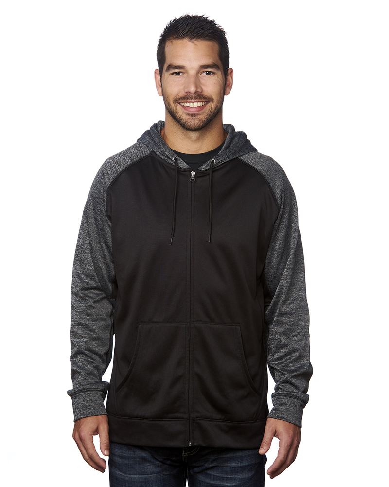 burnside b8660 men's performance hooded sweatshirt Front Fullsize