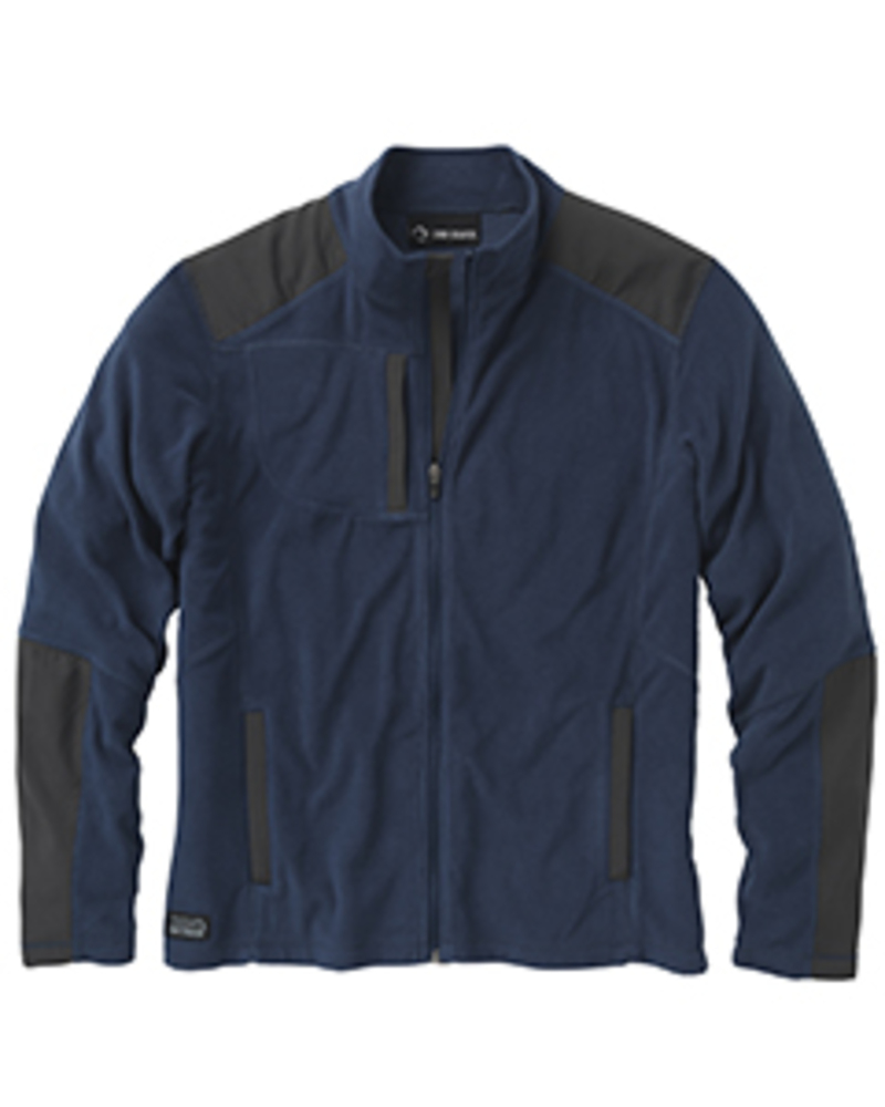 dri duck 7347 men's 100% polyester nano fleece tm full zip jacket explorer Front Fullsize