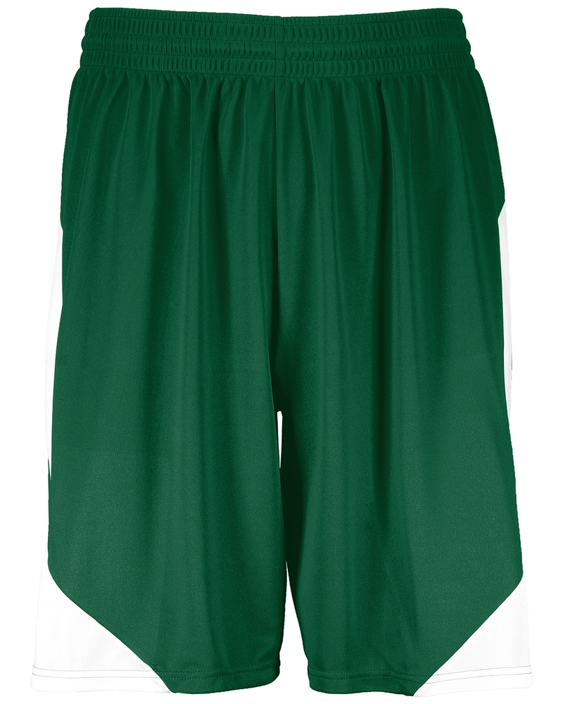 augusta sportswear 1734 youth step-back basketball shorts Front Fullsize