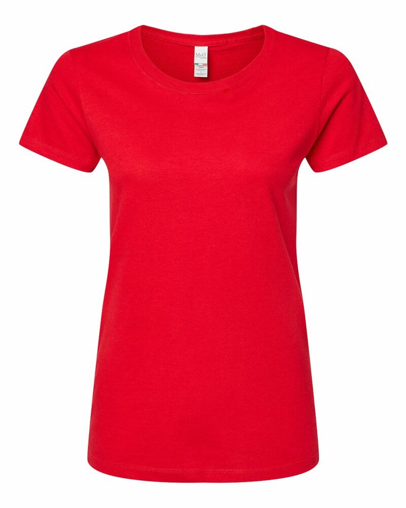 m&o 132-4810 women's gold soft touch t-shirt Front Fullsize