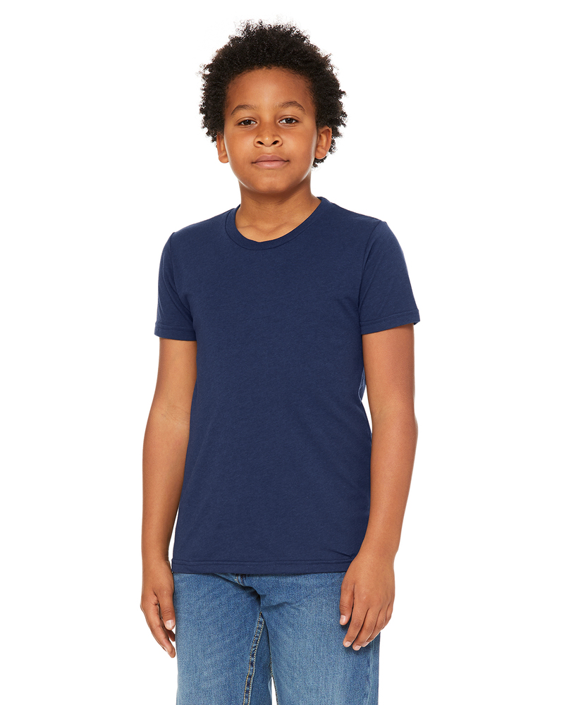 Bella + Canvas 3413Y Youth Triblend Short-Sleeve T-Shirt Front Fullsize"