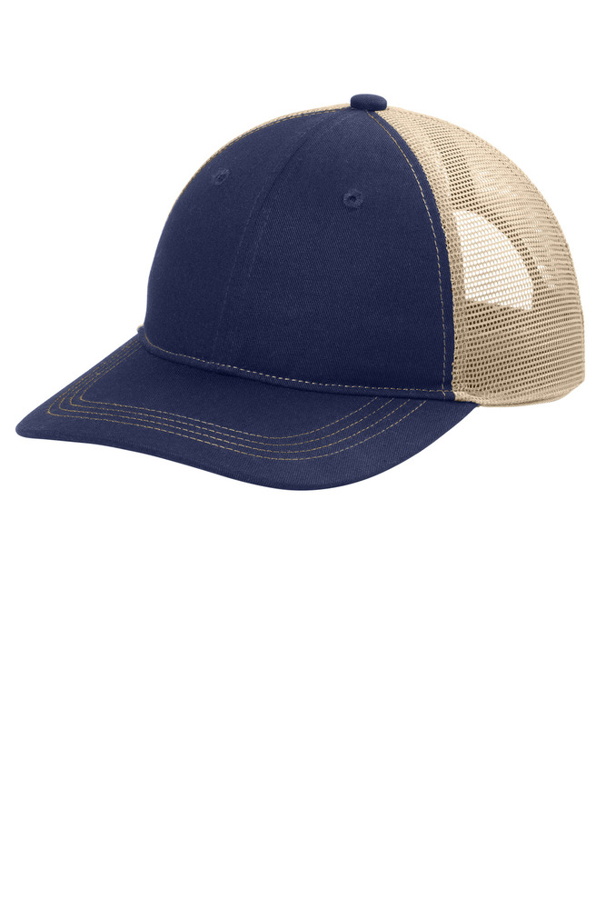 Port Authority C409 Unstructured Snapback Trucker Cap Front Fullsize"
