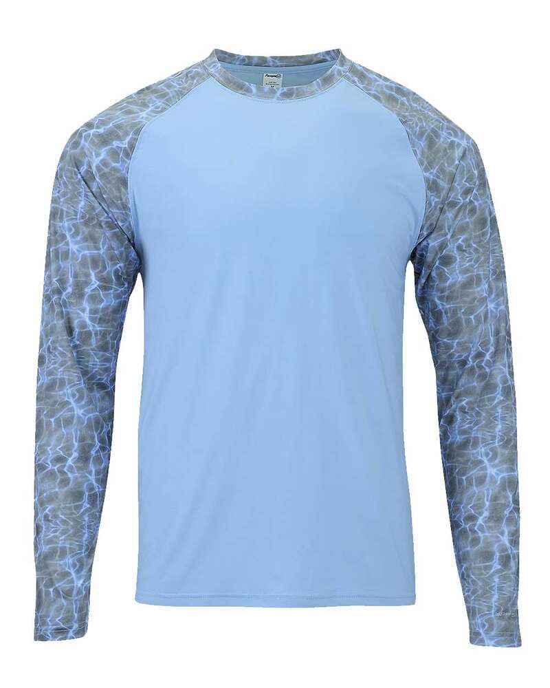 Paragon 231 Panama Colorblock Long Sleeve T-Shirt Front Fullsize"
