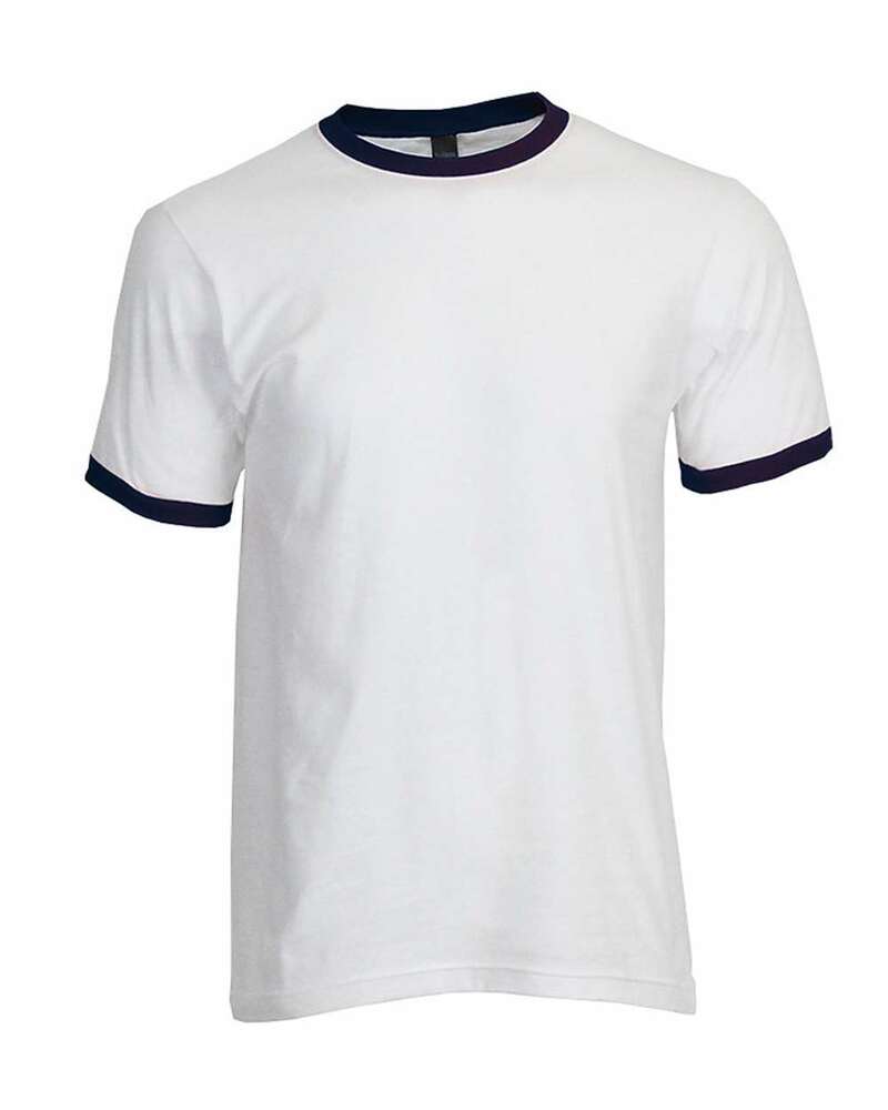 tultex 246 unisex jersey ringer tee Front Fullsize