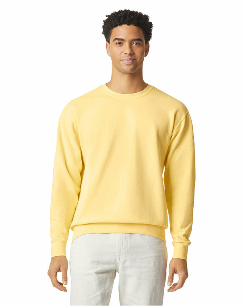 comfort colors 1466cc unisex lighweight cotton crewneck sweatshirt Front Fullsize