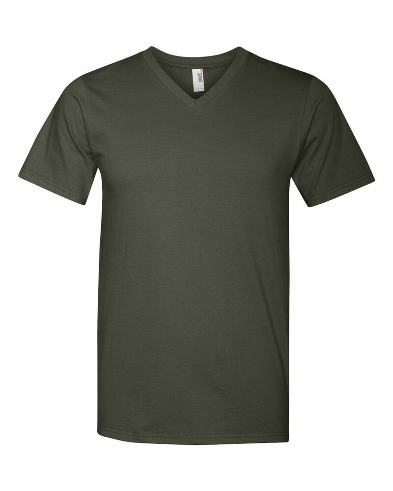 Anvil 982 Lightweight V-Neck T-Shirt Front Fullsize"