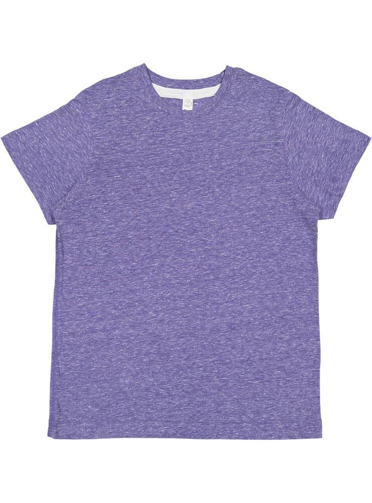 LAT 6191 Youth Harborside Mélange T-Shirt Front Fullsize"