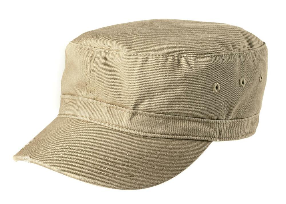 District DT605 Distressed Military Hat Front Fullsize"