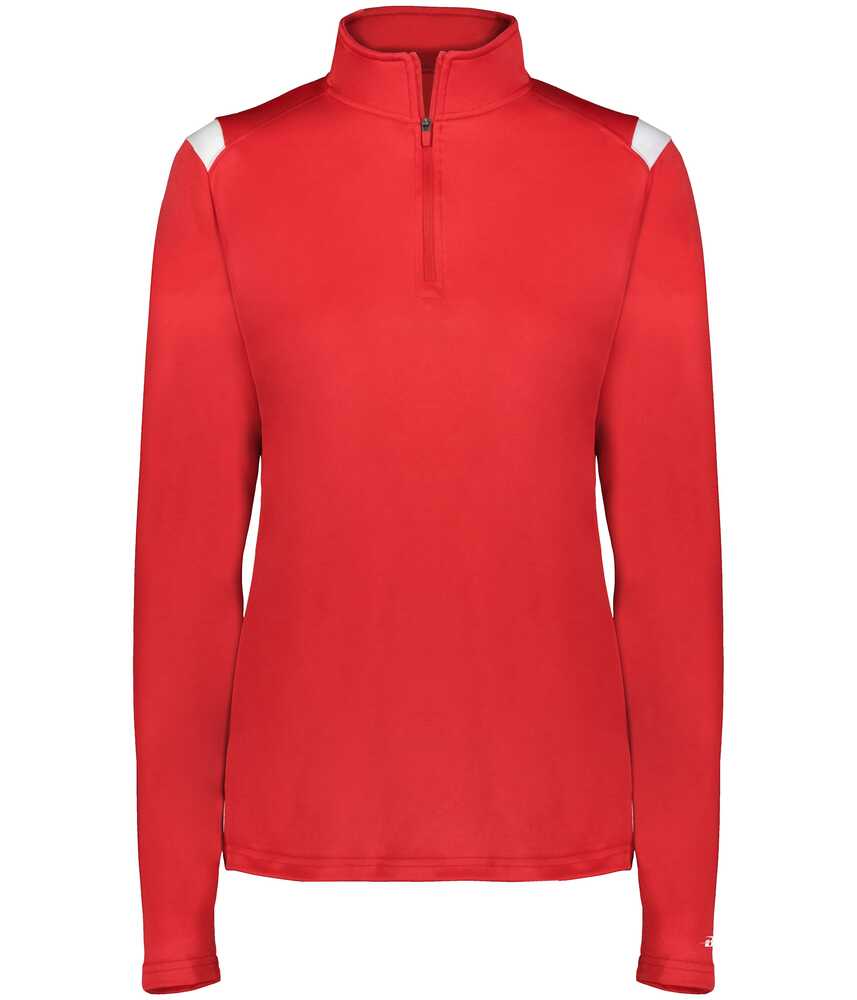 Badger Sport 426600 LADIES ON THE RISE 1/4 ZIP PULLOVER Front Fullsize"