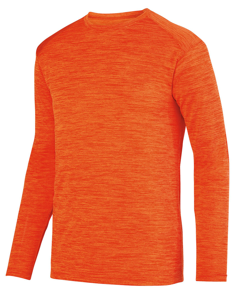 Augusta Sportswear 2903 Shadow Tonal Heather Long Sleeve Tee Front Fullsize"